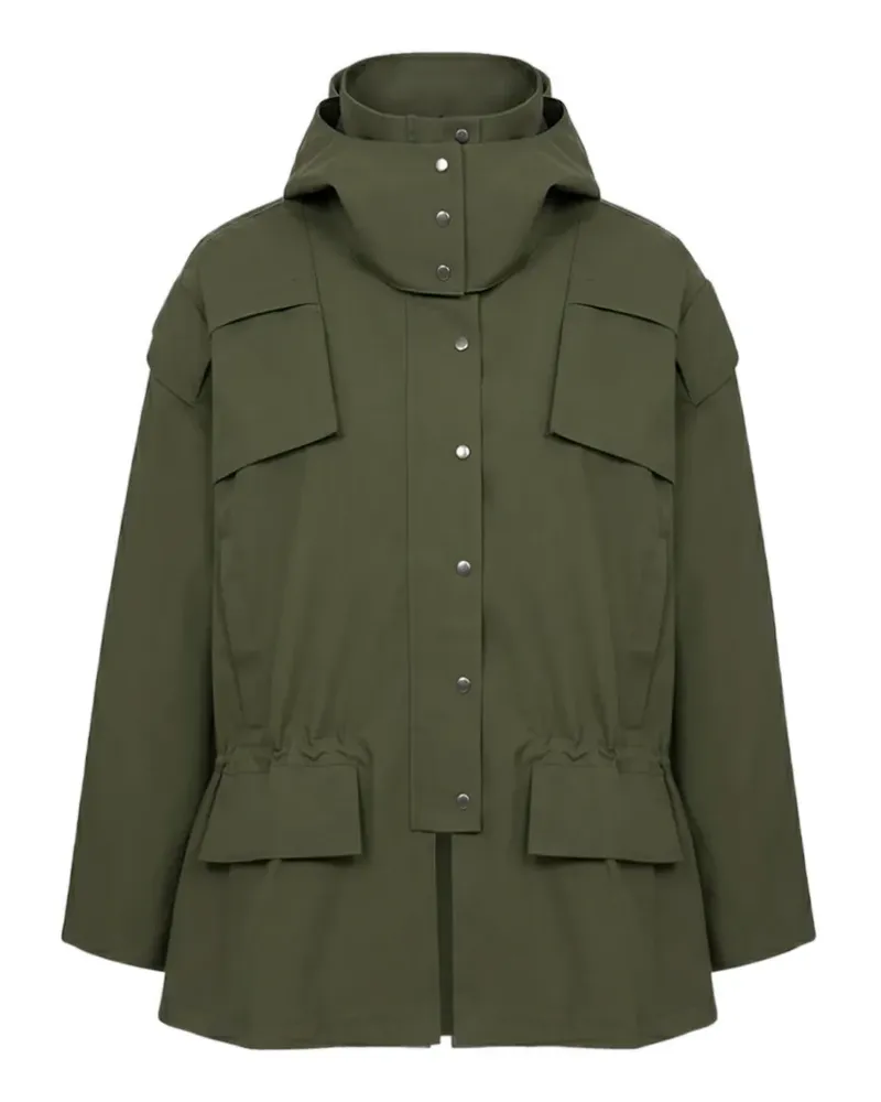 Fidan Novruzova Clio drawstring-waist parka - Grün Grün