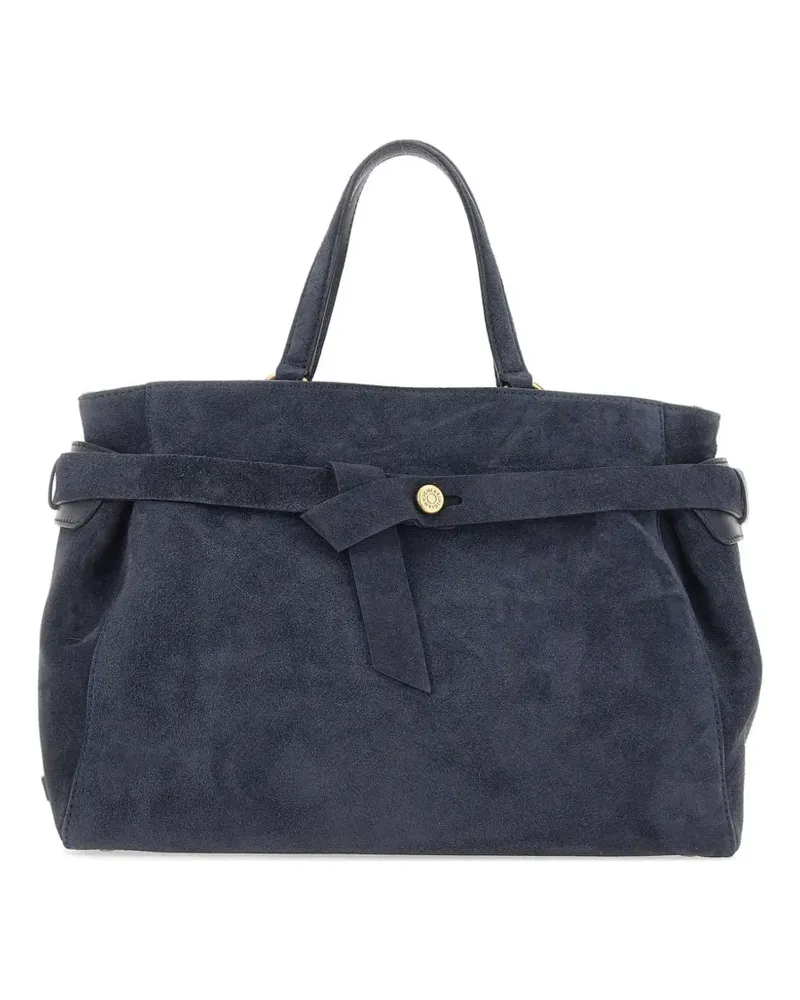 Gianni Chiarini Miranda suede tote bag - Blau Blau
