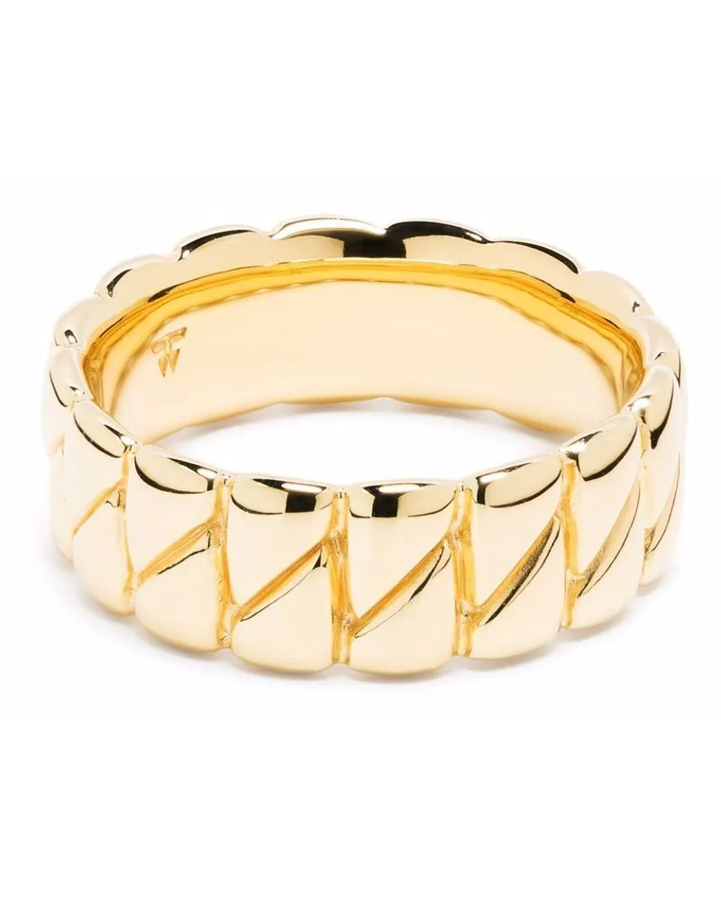 Tom Wood 9kt Drop Gelbgoldring Gold