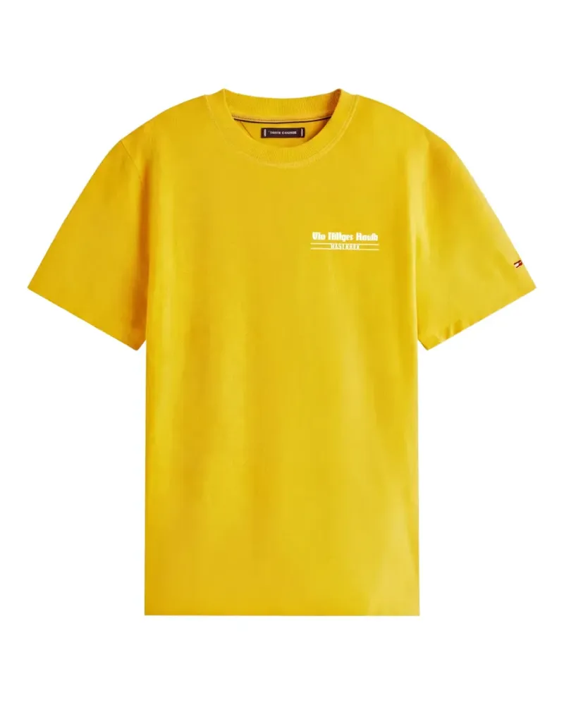 Tommy Hilfiger T-Shirt mit grafischem Print - Gelb Gelb