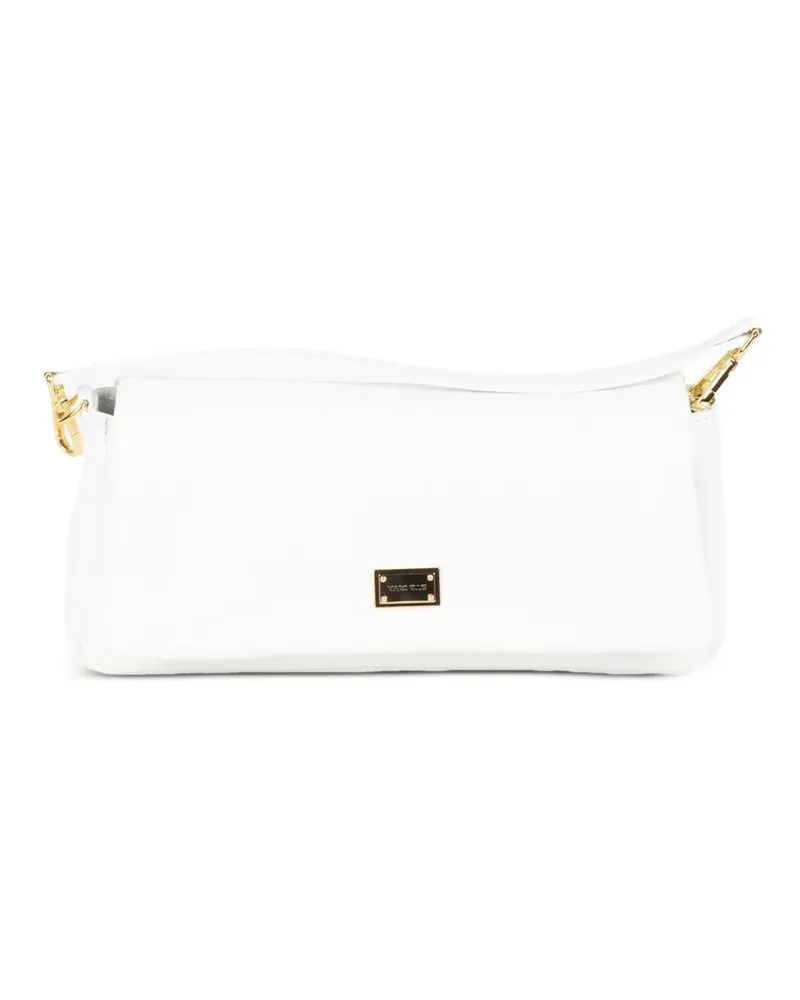 MARC ELLIS logo-plaque Virginia clutch bag - Weiß Weiß