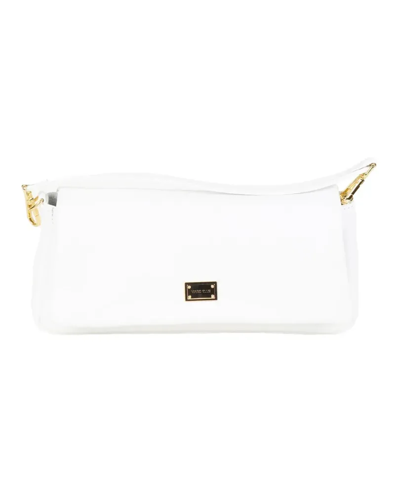 MARC ELLIS logo-plaque Virginia clutch bag - Weiß Weiß