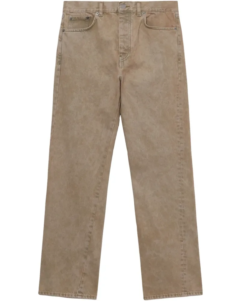 Sunflower Jeans mit Logo-Patch - Nude Nude