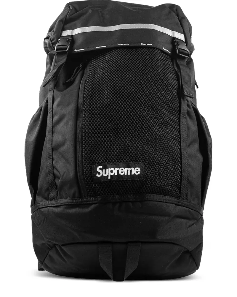 Supreme Being FW24 - Black" Rucksack mit Logo - Schwarz Schwarz
