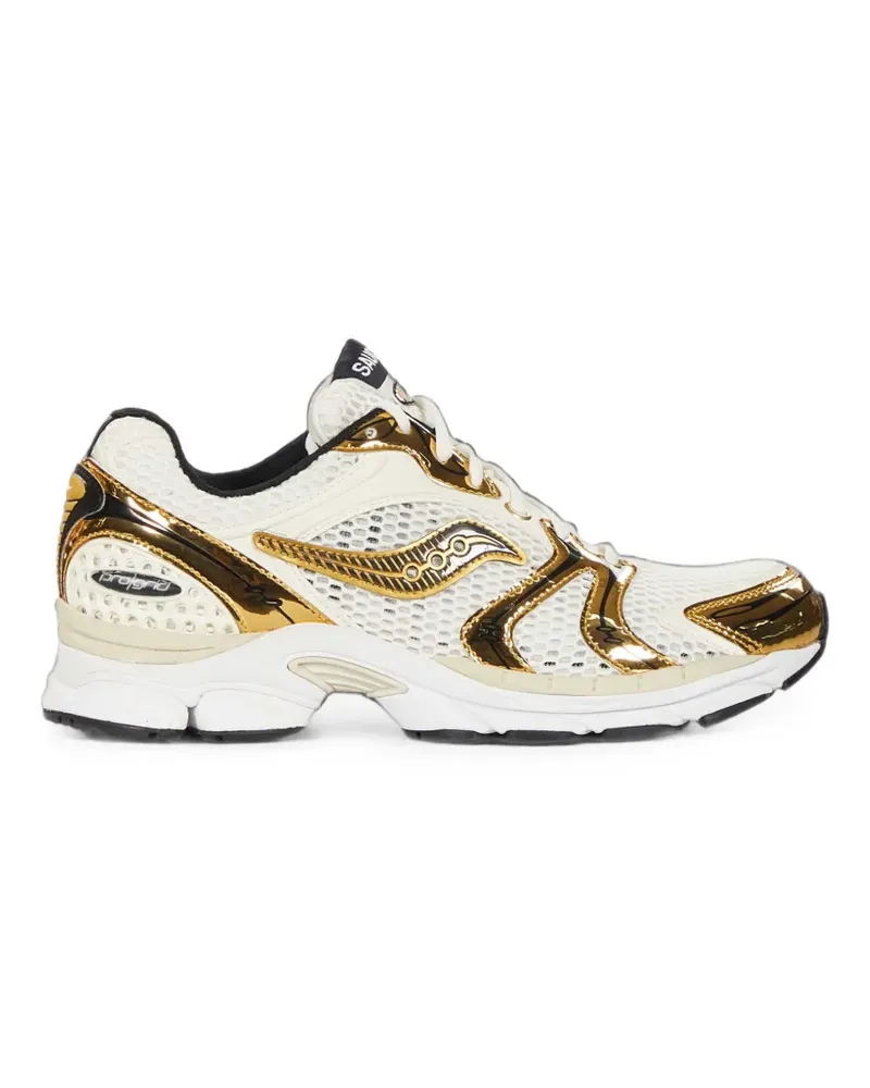 Saucony ProGrid Triumph 4 metallic-effect mesh sneakers - Weiß Weiß