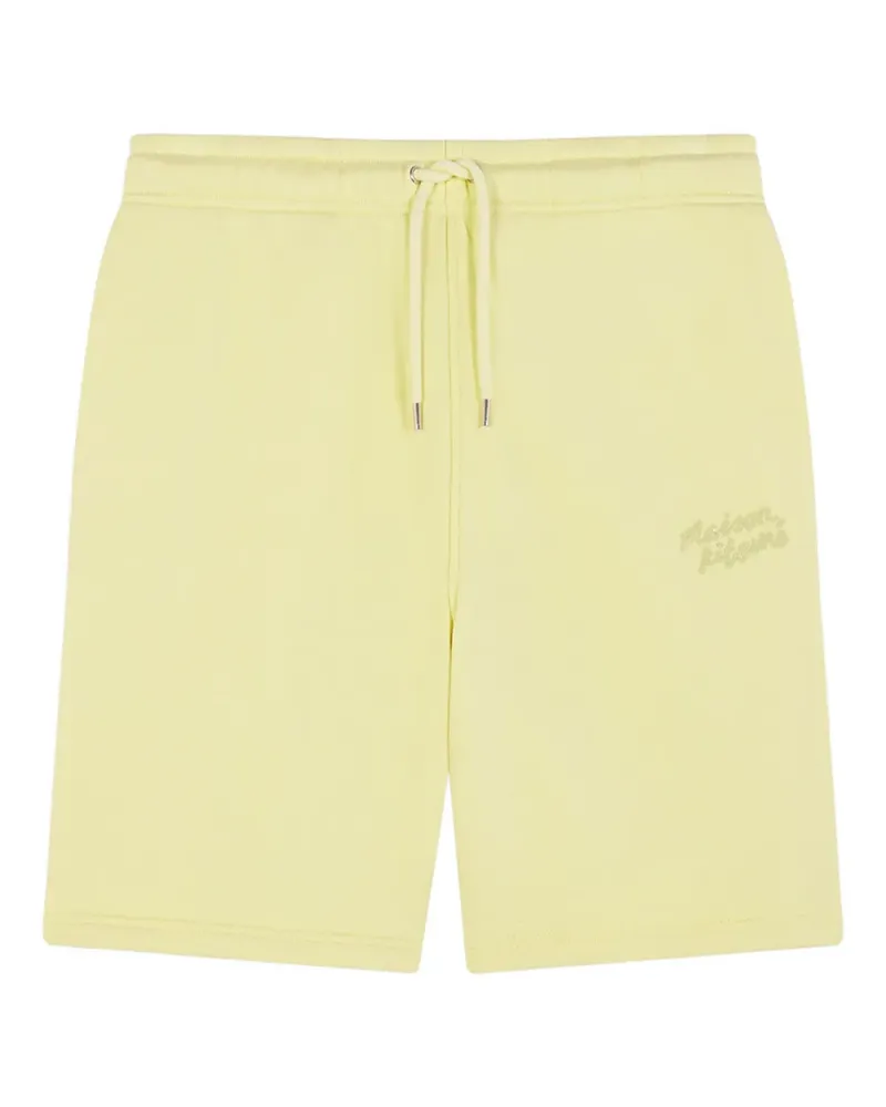 Kitsuné Shorts mit Kordelzug - Gelb Gelb