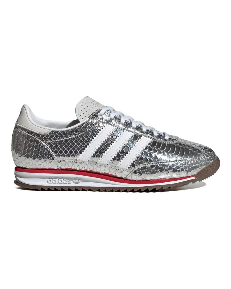 adidas Sneakers mit Reptil-Effekt - Silber Silber