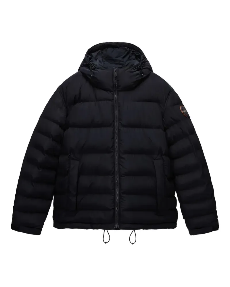 Napapijri hooded padded jacket - Schwarz Schwarz