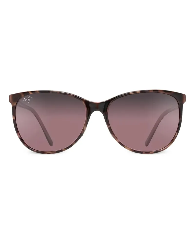 Maui Jim Ocean Sonnenbrille mit rundem Gestell - Braun Braun
