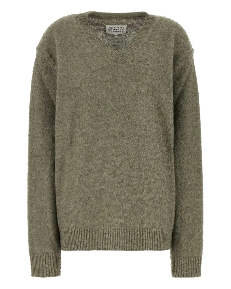 Maison Margiela V-neck sweater - Grün Grün