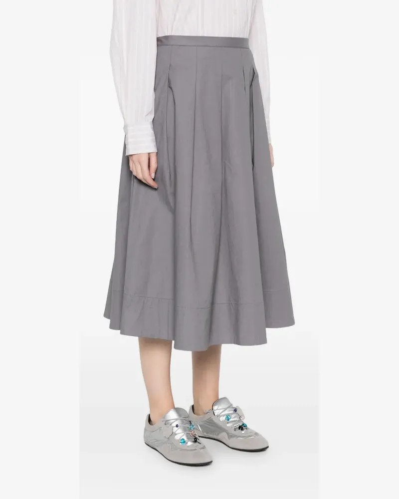 nine:inthe:morning Nixie gathered midi skirt - Grau Grau