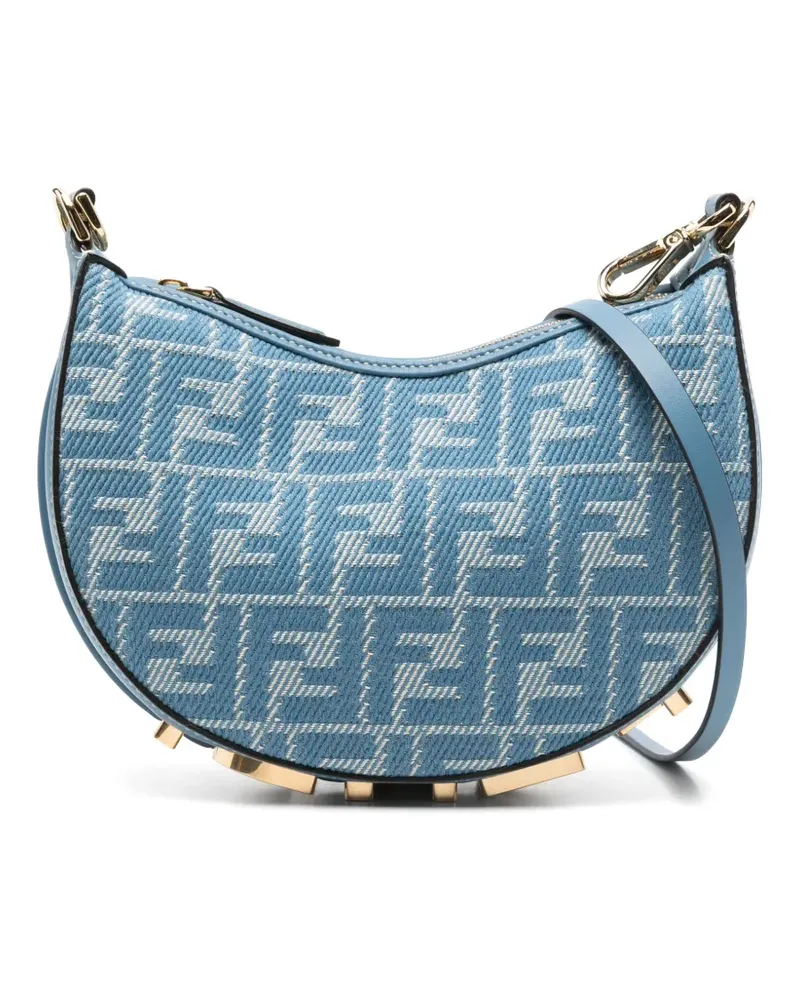 Fendi Mini graphy Schultertasche - Blau Blau