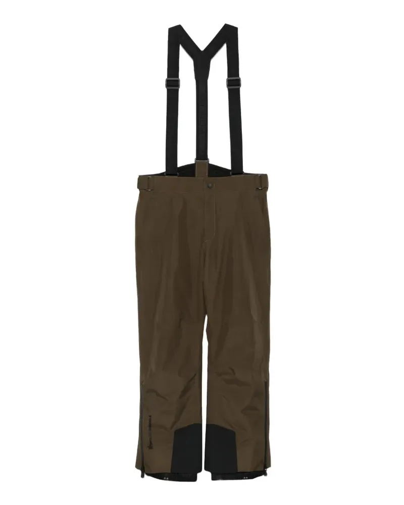 Moncler Skihose mit Logo-Print aus Gore-Tex - Grün Grün