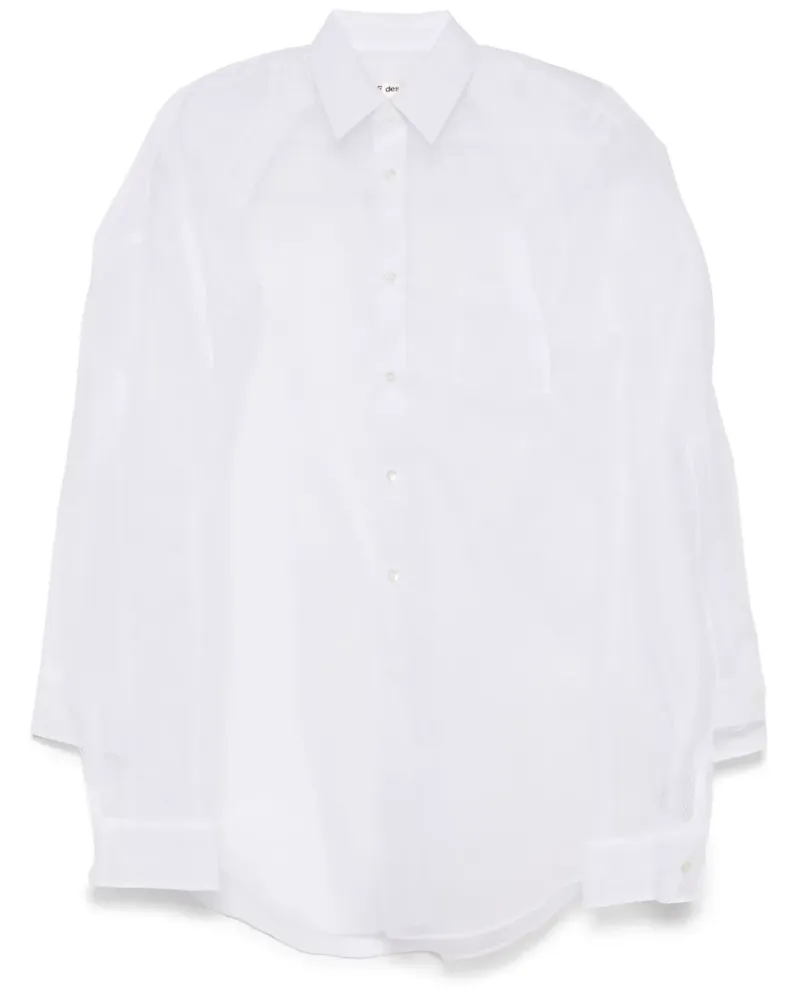 Comme des Garçons Klassisches Hemd - Weiß Weiß
