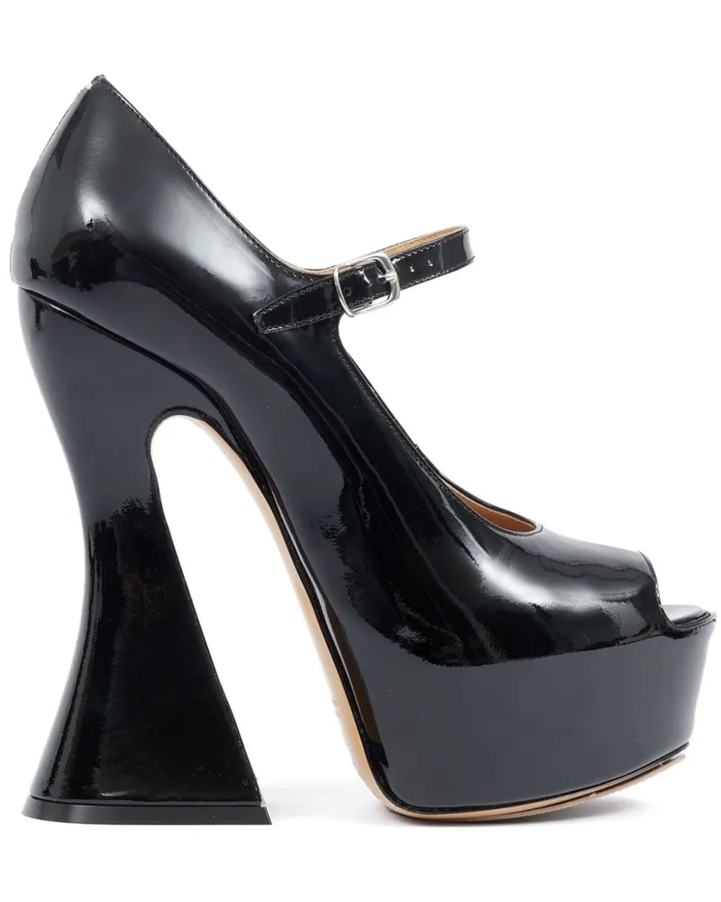 Maison Margiela Sketch Mary Janes 150mm - Schwarz Schwarz