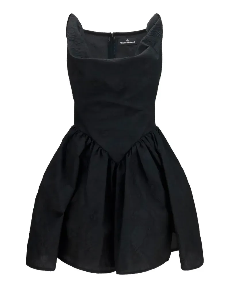 Vivienne Westwood Sunday Minikleid aus Blumen-Jacquard - Schwarz Schwarz