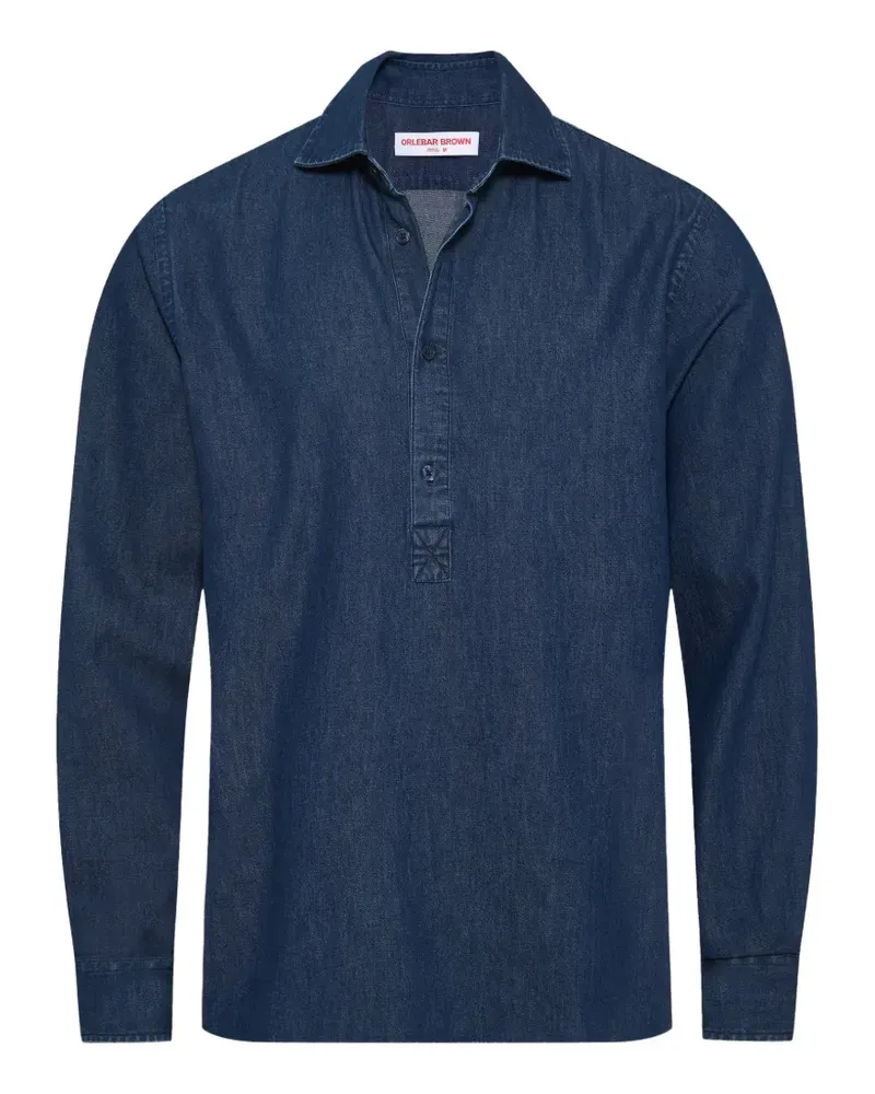 Orlebar Brown Cesare Poloshirt aus Chambray - Blau Blau