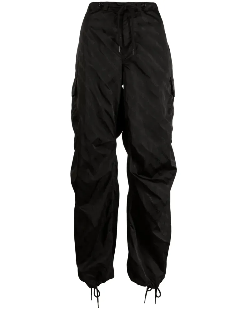 Alexander Wang Jogginghose mit Logo-Print - Schwarz Schwarz