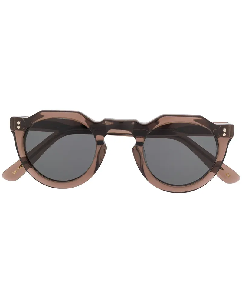 Lesca Strukturierte 'Pica' Sonnenbrille - Grau Grau