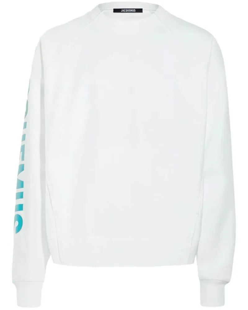Jacquemus Sweatshirt mit Logo-Print - Weiß Weiß