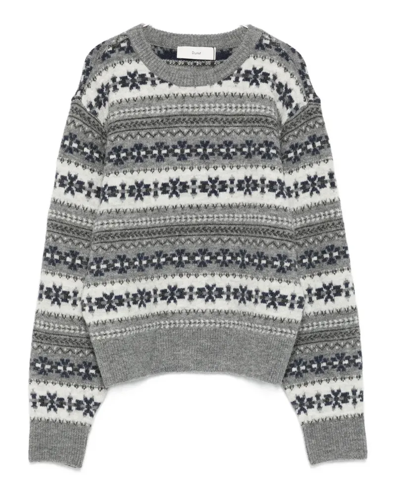 Dunst crew-neck wool sweater - Grau Grau