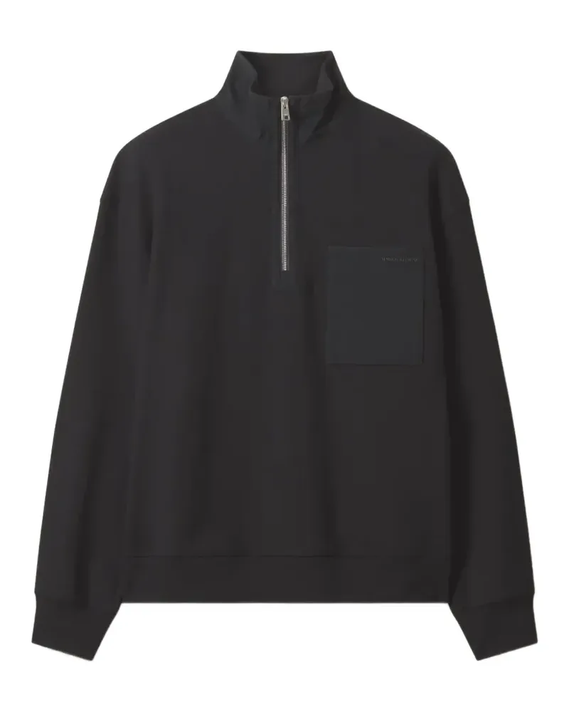 Kitsuné half-zip nylon-pocket sweater - Schwarz Schwarz