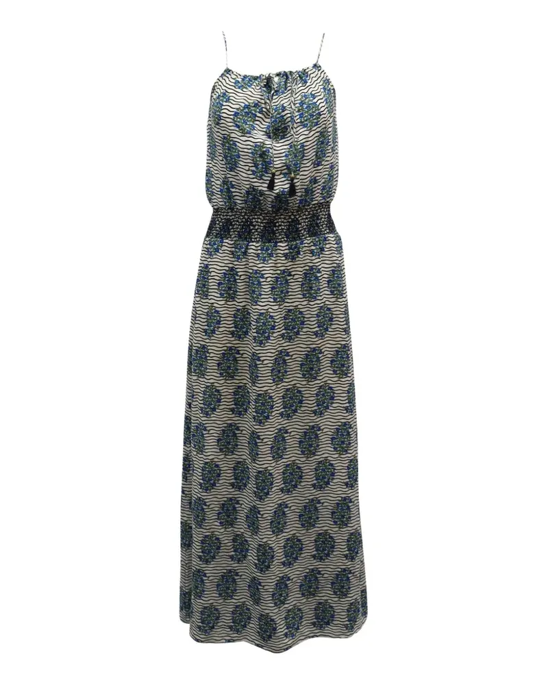 Tory Burch Maxikleid mit Blumen-Print - Nude Nude