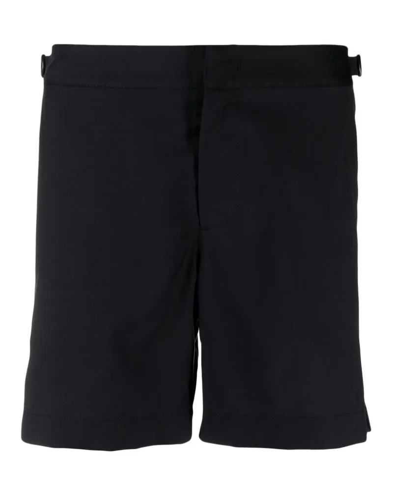 Orlebar Brown Badeshorts mit Bulldoggen-Print - Blau Blau