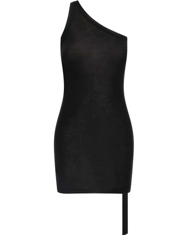 DRKSHDW by Rick Owens Einschultriges Tanktop - Schwarz Schwarz