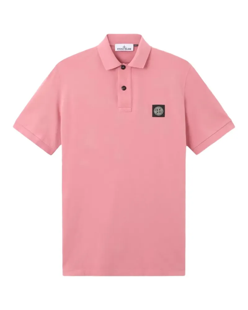 Stone Island short-sleeve polo shirt - Rosa Rosa