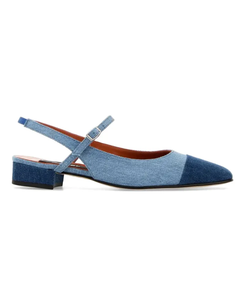 Carel Oceano fabrics slingback pumps - Blau Blau