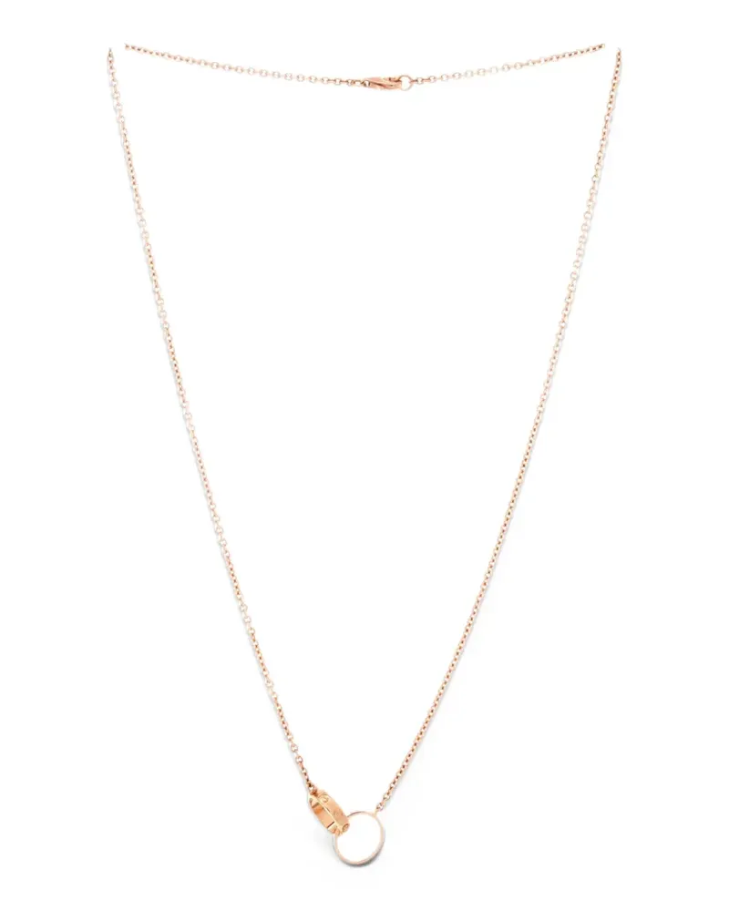 Cartier Love Interlocking 18K Rose Gold necklace - Rosa Rosa
