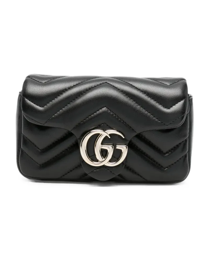 Gucci GG Marmont Schultertasche - Schwarz Schwarz