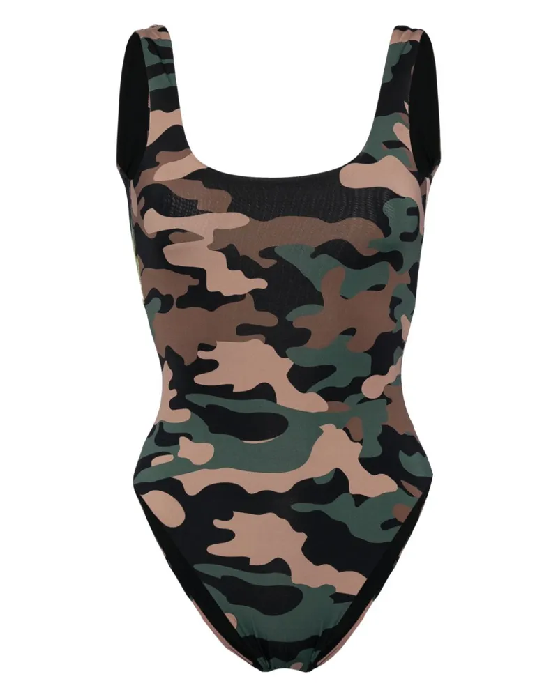 Cynthia Rowley Badeanzug mit Print - Schwarz Schwarz