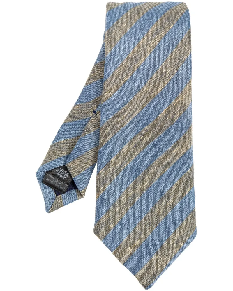 Paul Smith Gestreifte Krawatte - Grau Grau