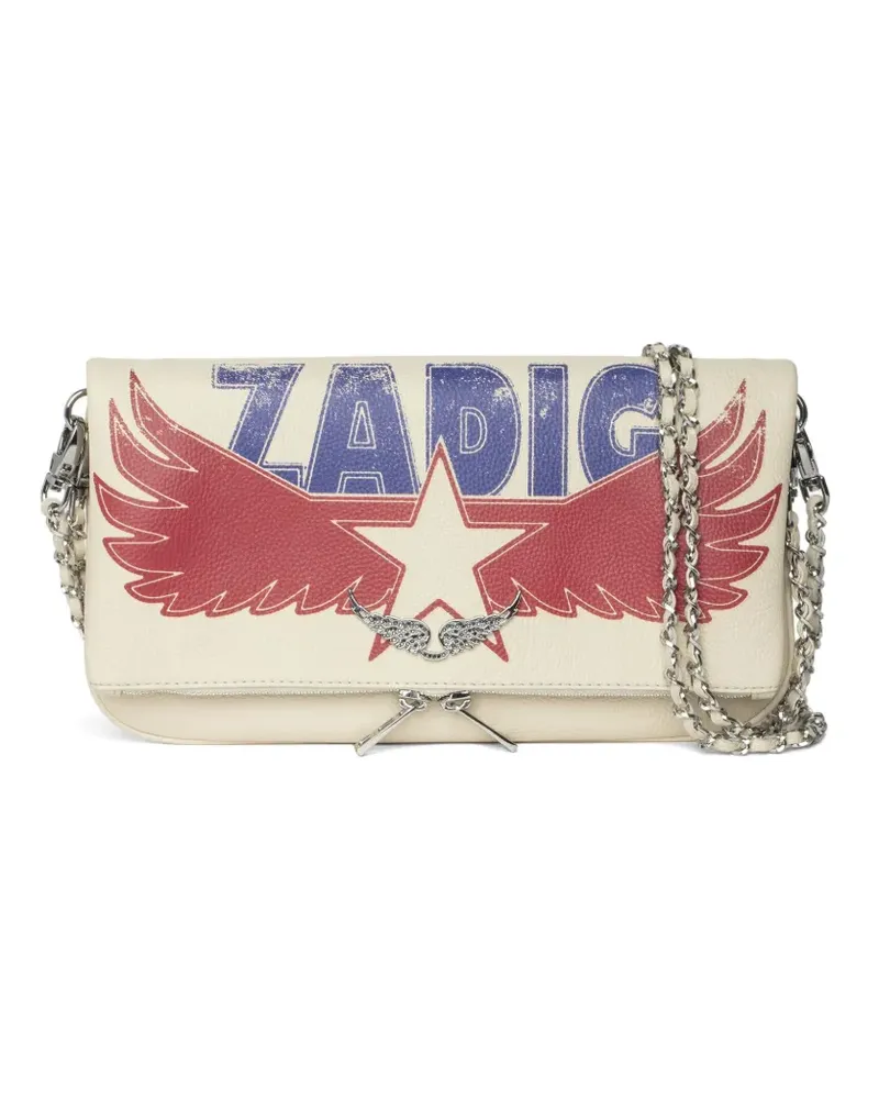 Zadig & Voltaire America Schultertasche - Weiß Weiß