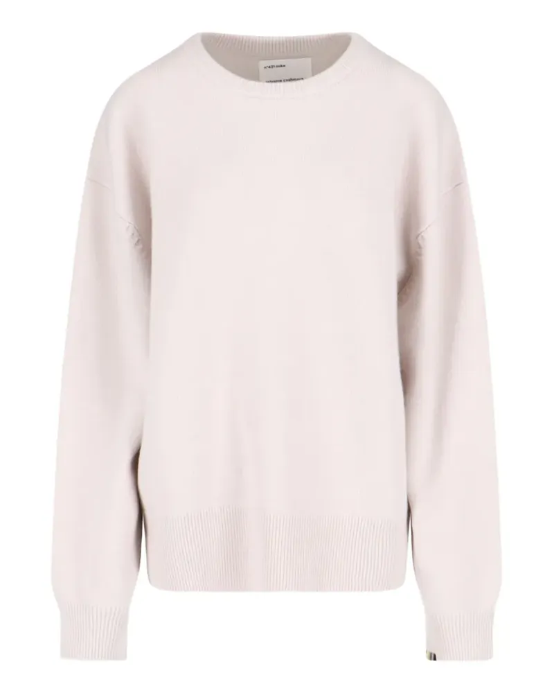 extreme cashmere Mike Pullover mit rundem Ausschnitt - Weiß Weiß