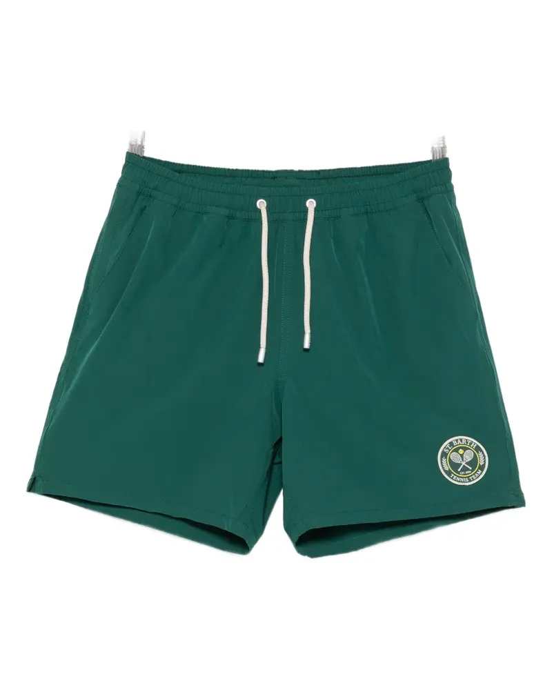 MC2 Saint Barth Comfort logo-patch swim shorts - Grün Grün
