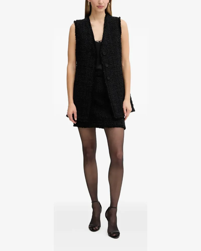 HUGO BOSS Vokila ruffled mini skirt - Schwarz Schwarz