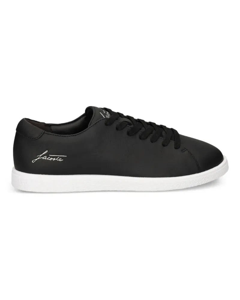 Lacoste Sneakers mit Logo-Print - Schwarz Schwarz