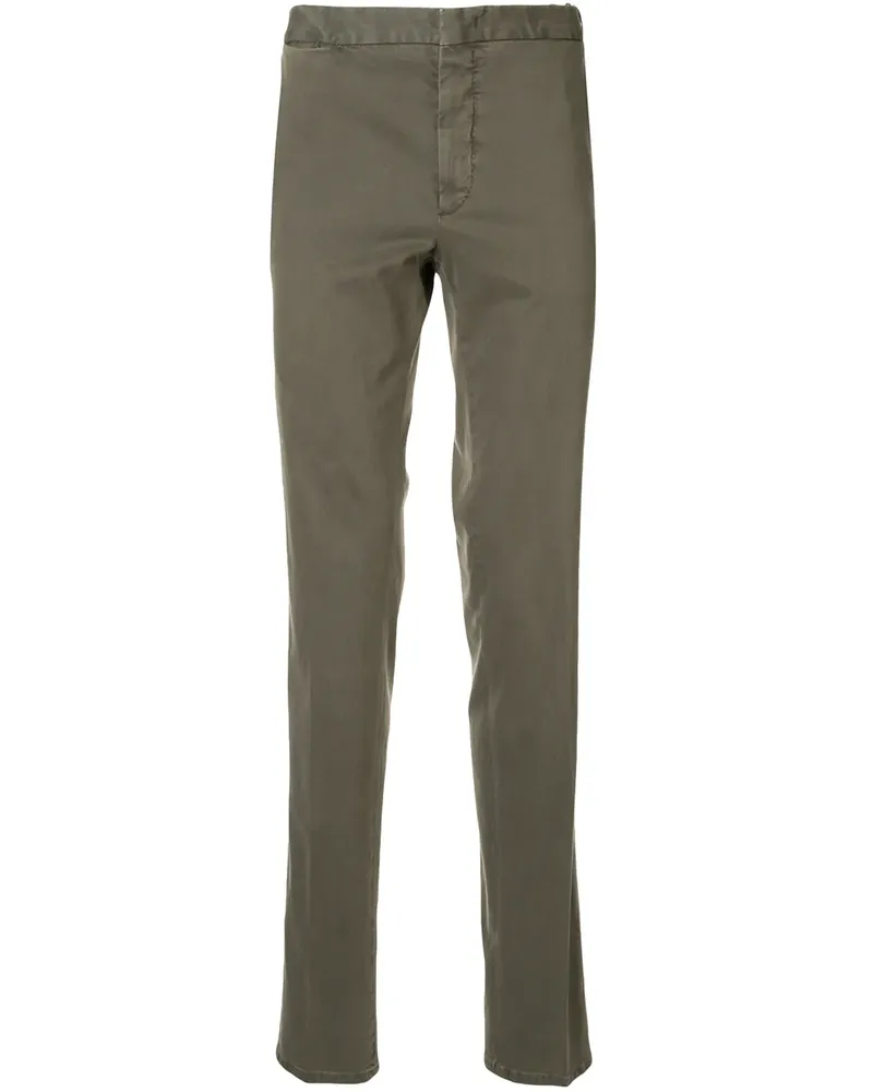 Corneliani Schmale Chino - Grün Grün