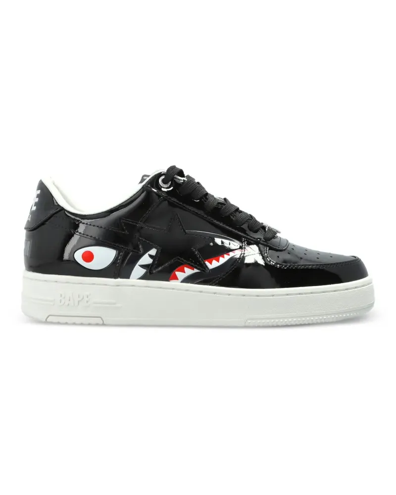 BAPE Shark Star Sneakers - Schwarz Schwarz