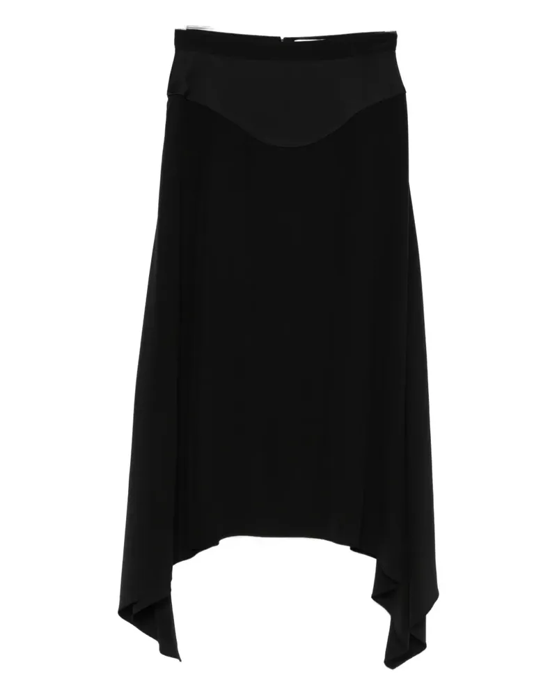 Stella McCartney Midirock mit Reißverschluss - Schwarz Schwarz