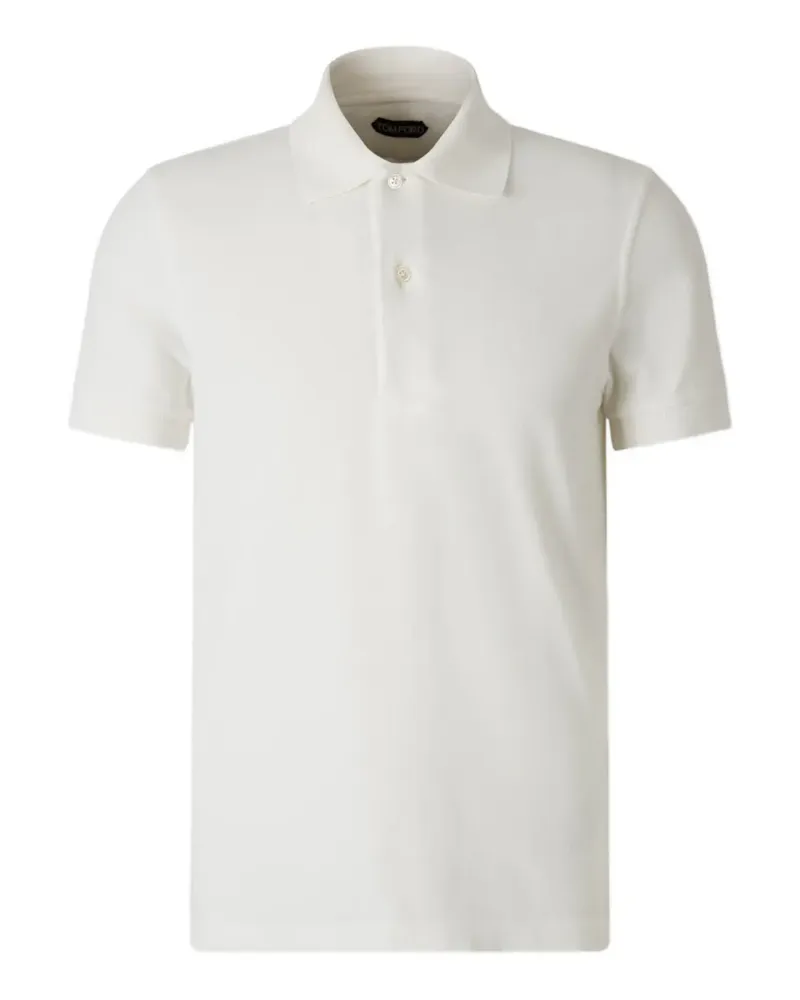 Tom Ford buttoned polo shirt - Weiß Weiß