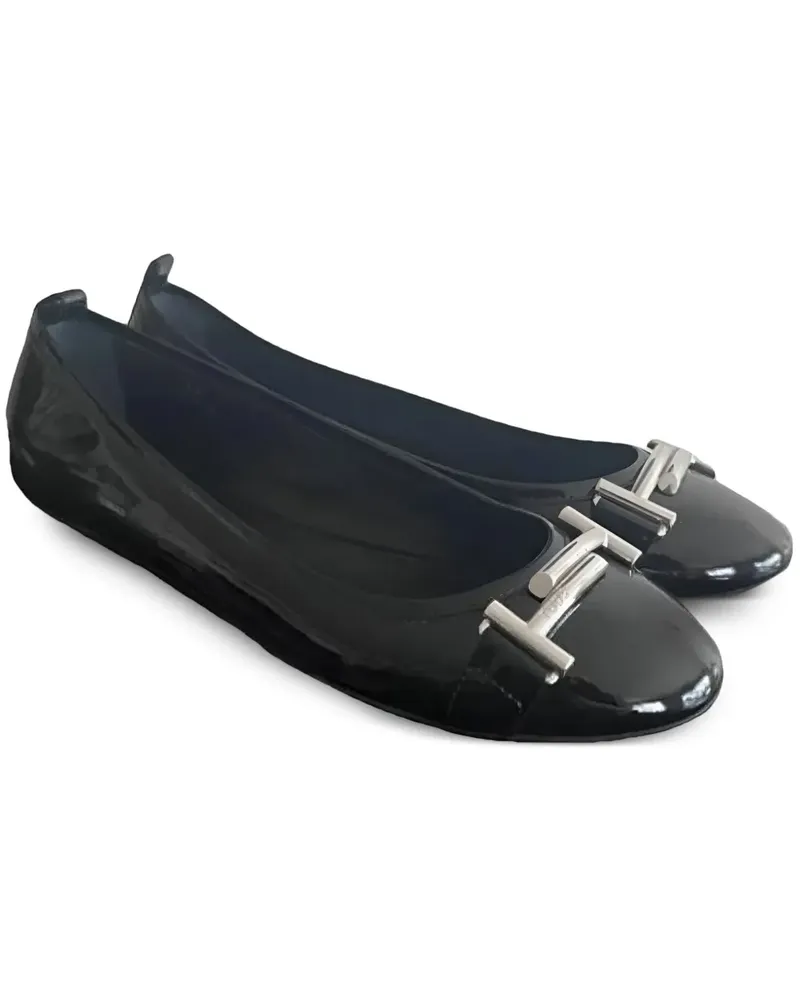 TOD'S Ballerinas aus Lackleder - Schwarz Schwarz