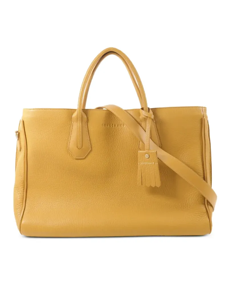 Longchamp Penelope leather tote bag - Gelb Gelb