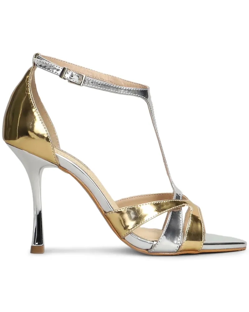 Werner Sandalen im Metallic-Look 95mm - Silber Silber