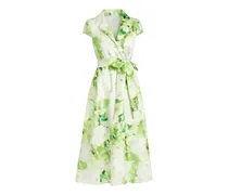 Midikleid mit Gürtel - Grün