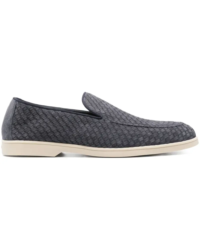 Doucal´s Loafer aus Wildleder - Blau Blau
