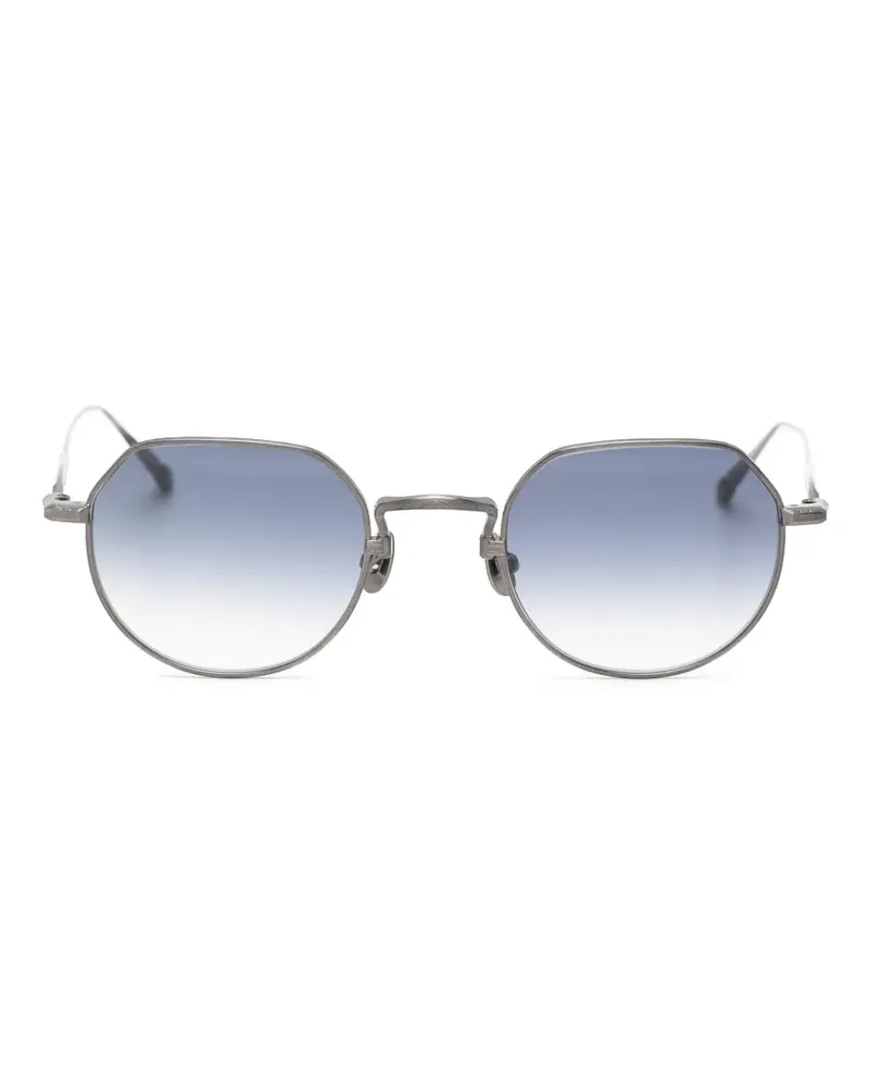 MATSUDA Sonnenbrille mit geometrischem Gestell - Grau Grau